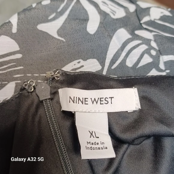 Nine West Black and White Sleeveless Sundress Size XL - Picture 12 of 13